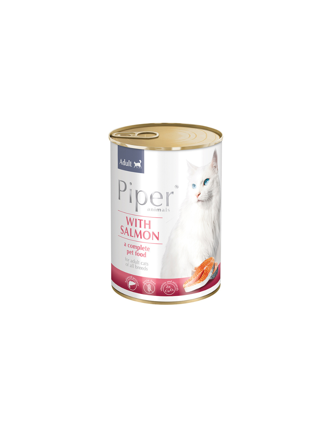 PIPER GATO WIT SALMON ADULT 400 GR